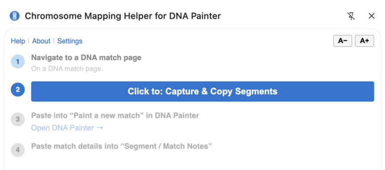 Chromosome Mapping helper for DNA Painter